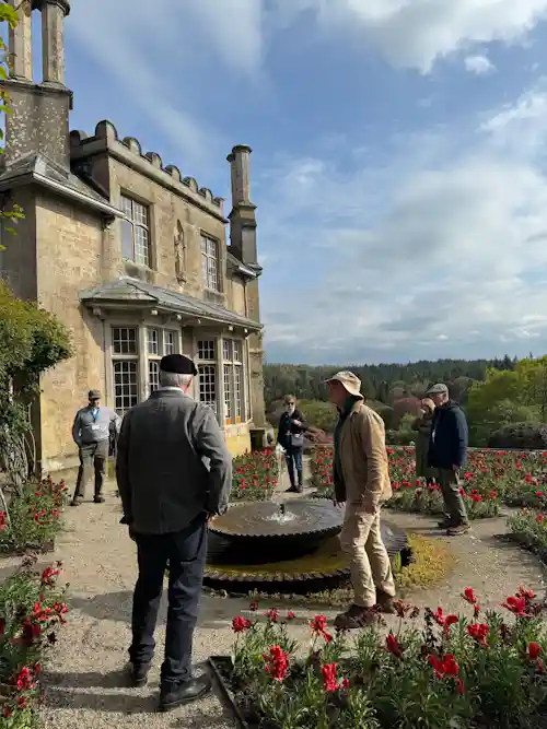 Head gardener Ben Ruscombe-King takes Huron around the intricate Endsleigh House