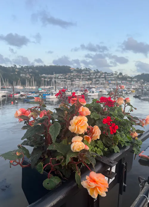Riverside flower basket
