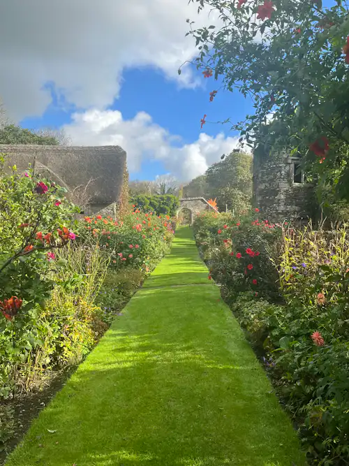 Autumn borders at the Garden House