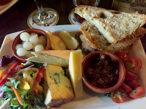A nice Ploughman's Plate pub lunch