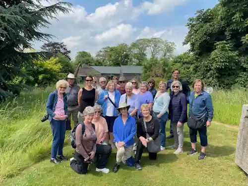 Huron group photo at Burtown House