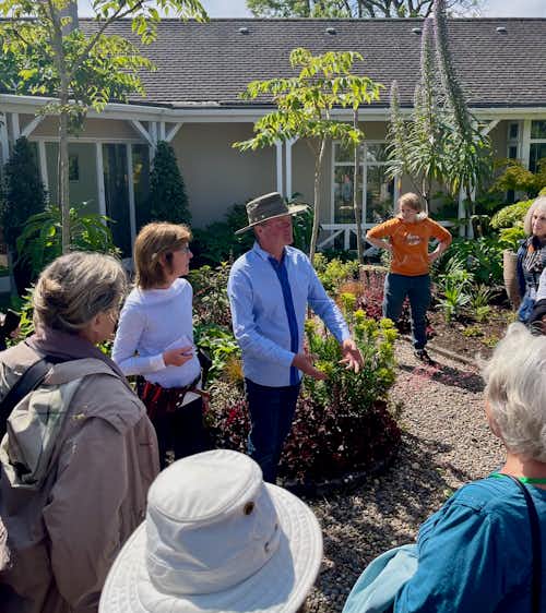 Nuala Doherty and Conall O’Caoimh prepare Huron for a tour around their creation