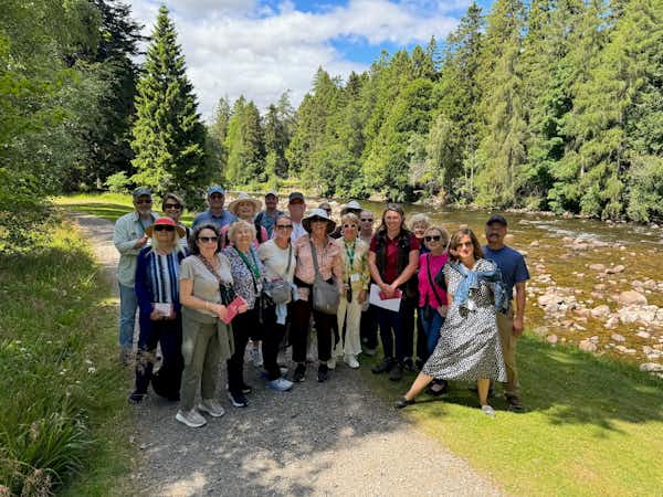 Huron Tours at Balmoral with head gardener Kirsty Wilson