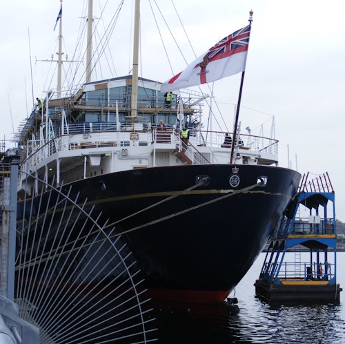 We'll spend a very special evening aboard the Royal Yacht Britannia