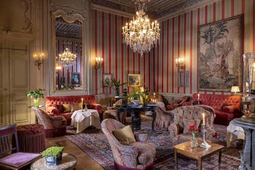 Stunning interior of La Mirande hotel