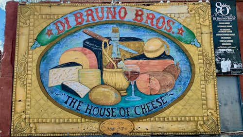 Di Bruno Brothers Cheese Sign